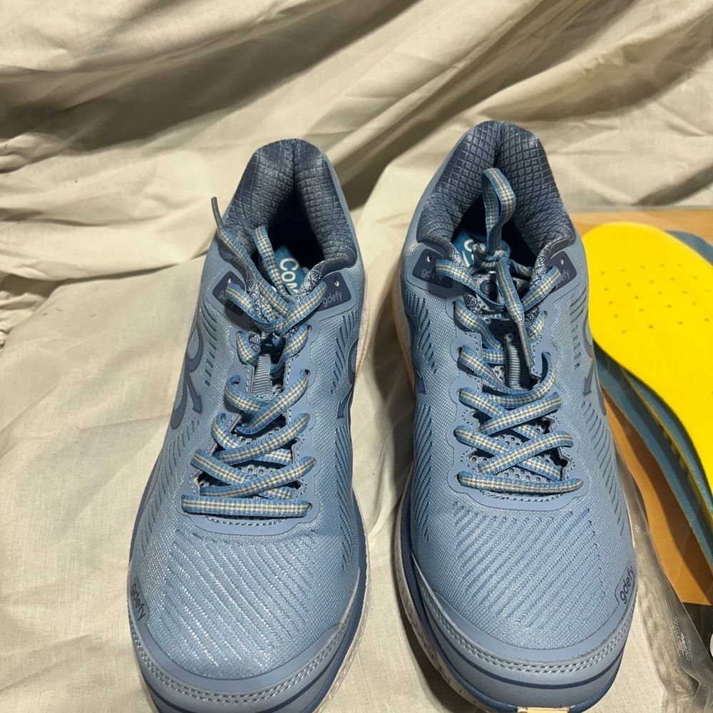 GDEFY VersoShock Orthotic Walking Sneaker - Mighty Walk Blue / Beige